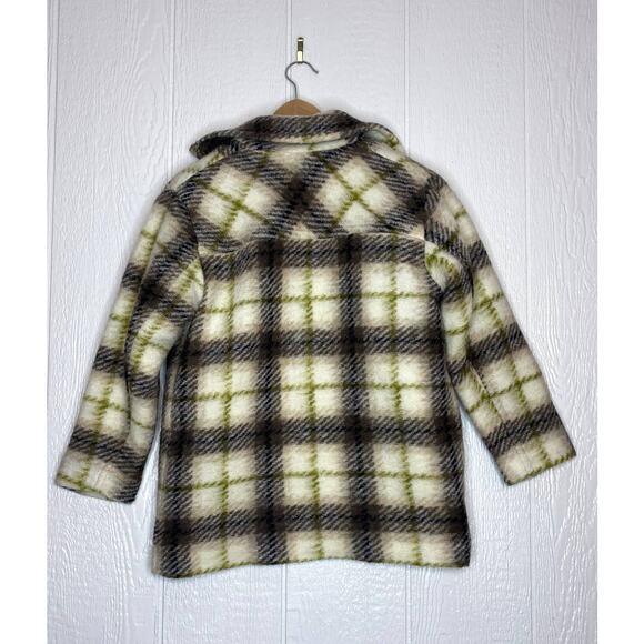 WILFRED FREE ARITZIA "Lyon" Plaid Wool Zipper Shacket US 1/SMALL - Picture 5 of 10